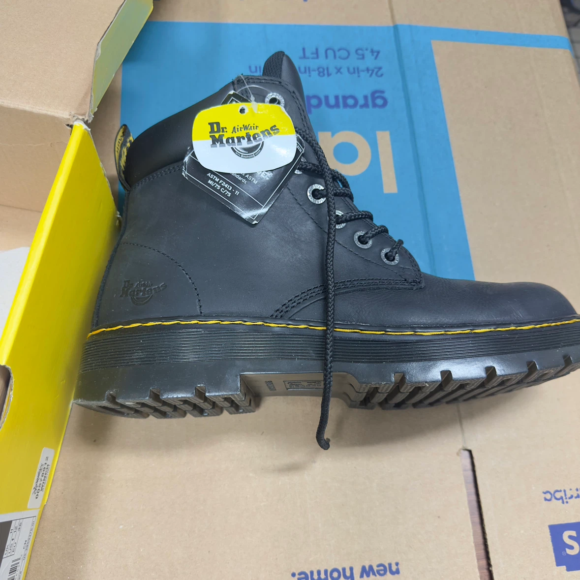 Dr. Martens Black Steel Toe Safety Boots - photo 4