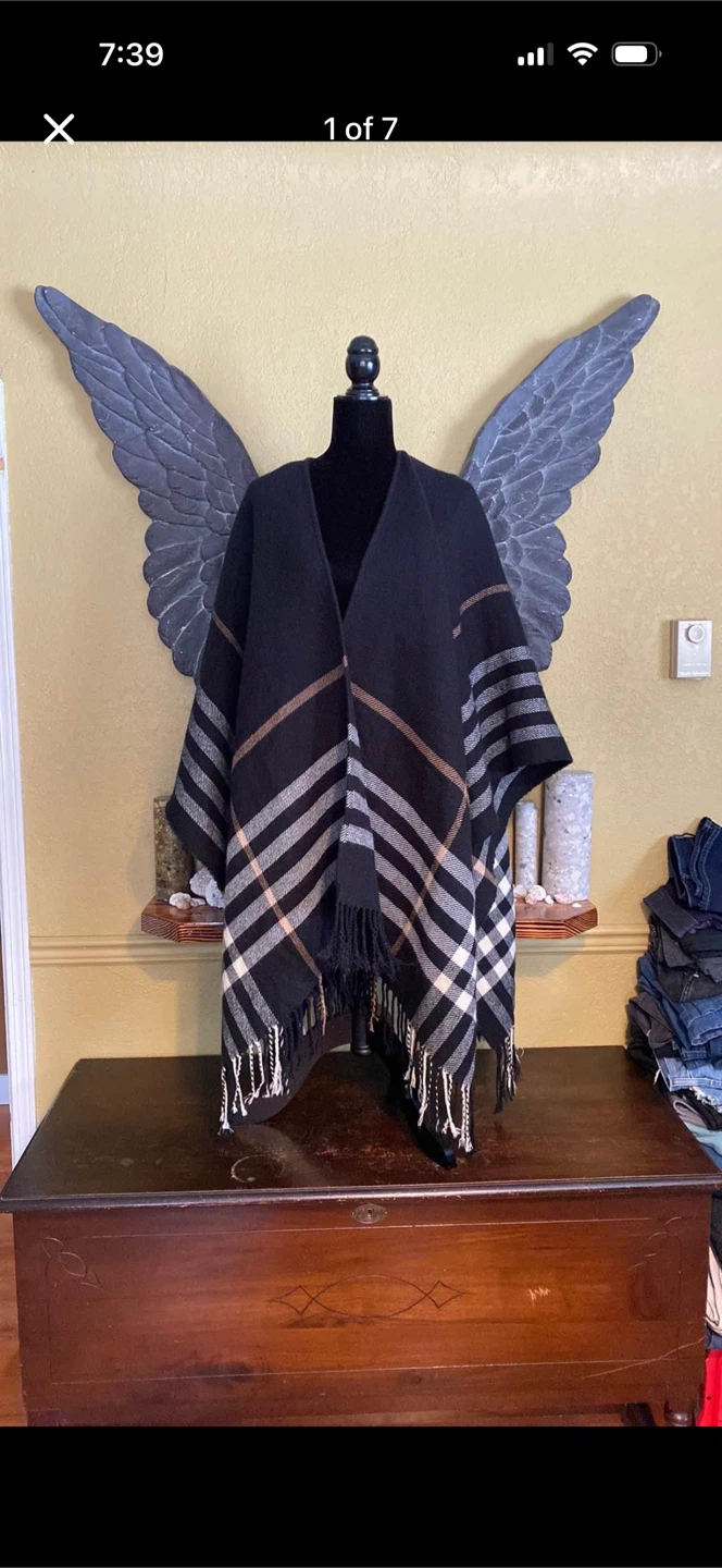 Indigo Soft Plaid Shall