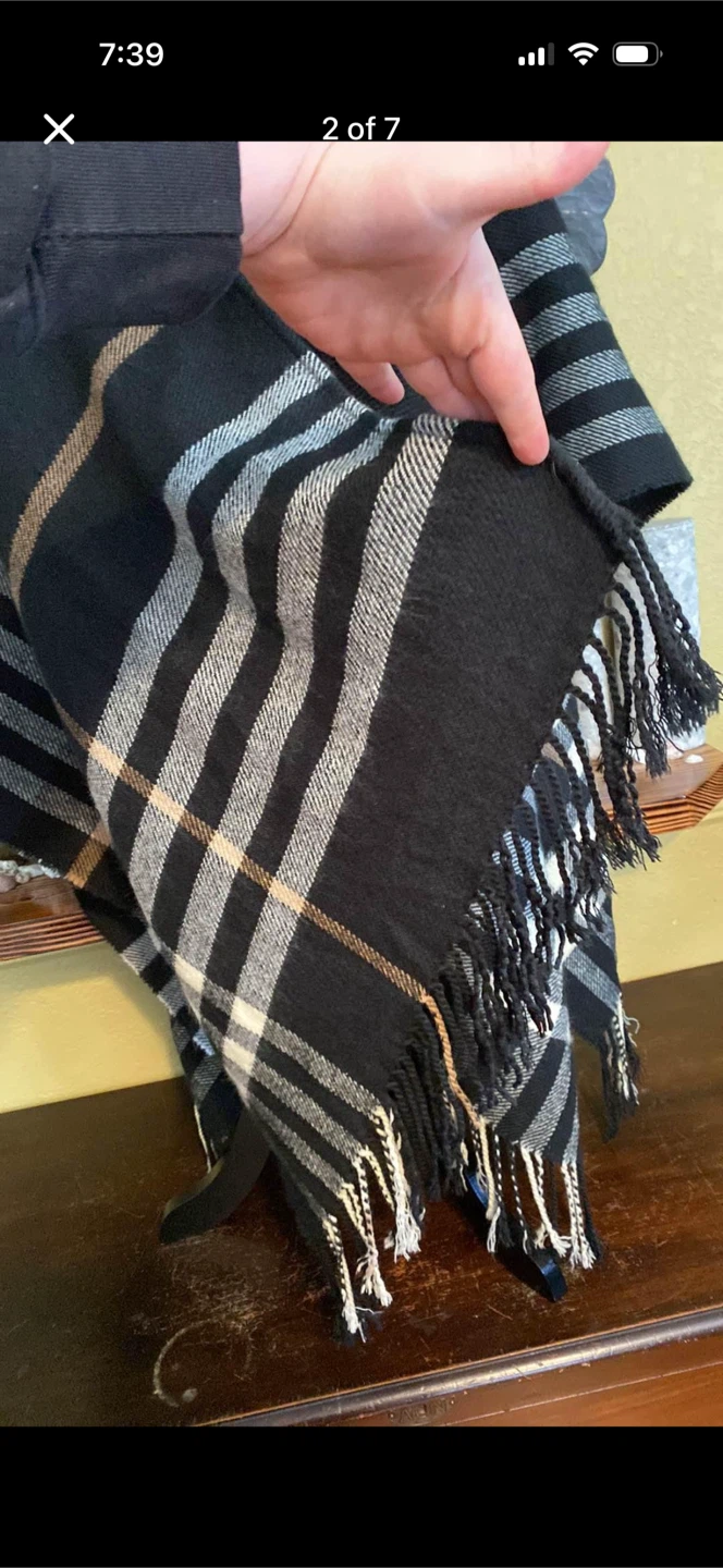 Indigo Soft Plaid Shall - photo 2