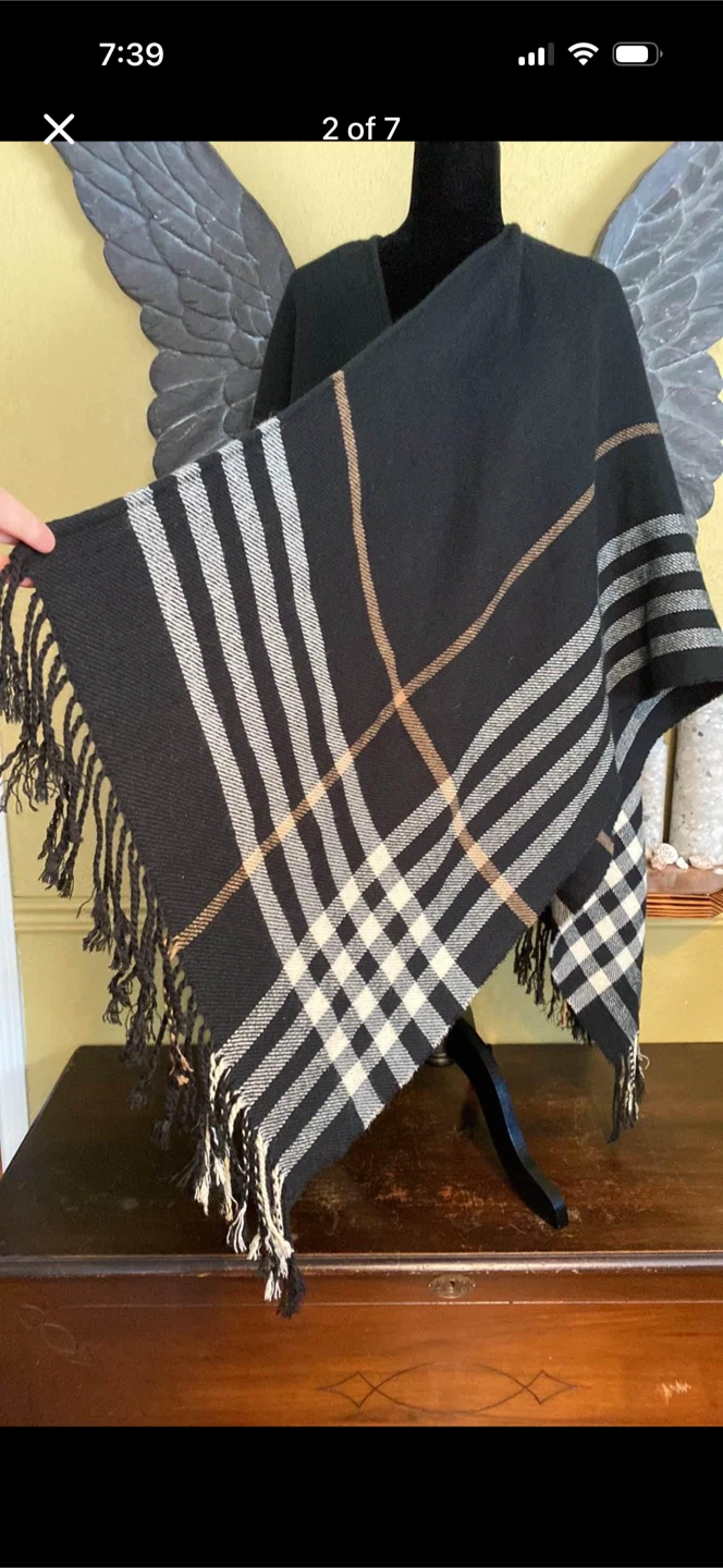 Indigo Soft Plaid Shall - photo 3
