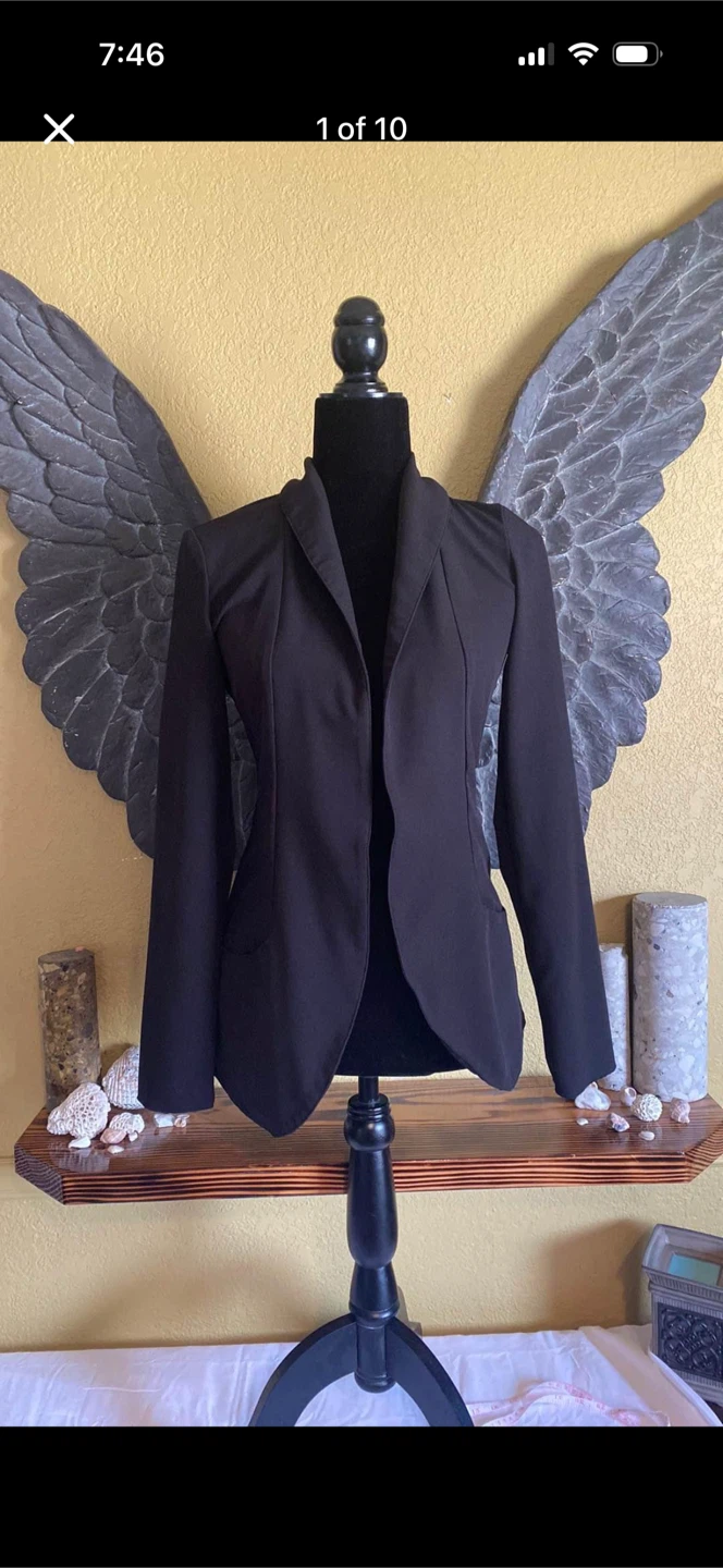 Dynamite Open Front Cardigan Blazer