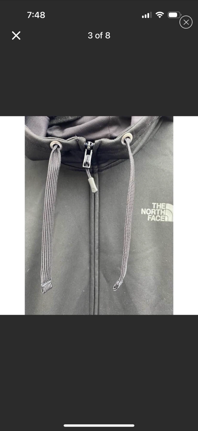 The North Face Mens Black Thermal Zip Up Sweater - photo 4