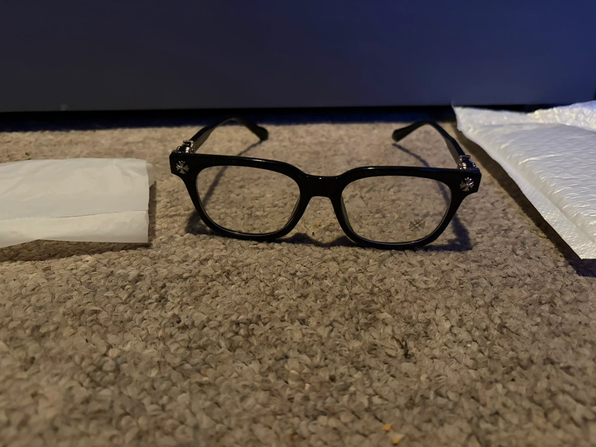 1:1 Chrome hearts blue light glasses