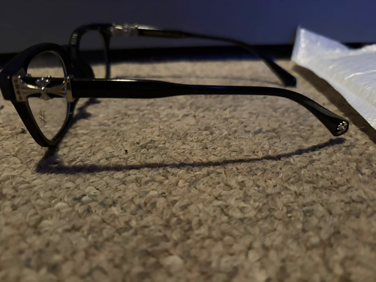 1:1 Chrome hearts blue light glasses - photo 2