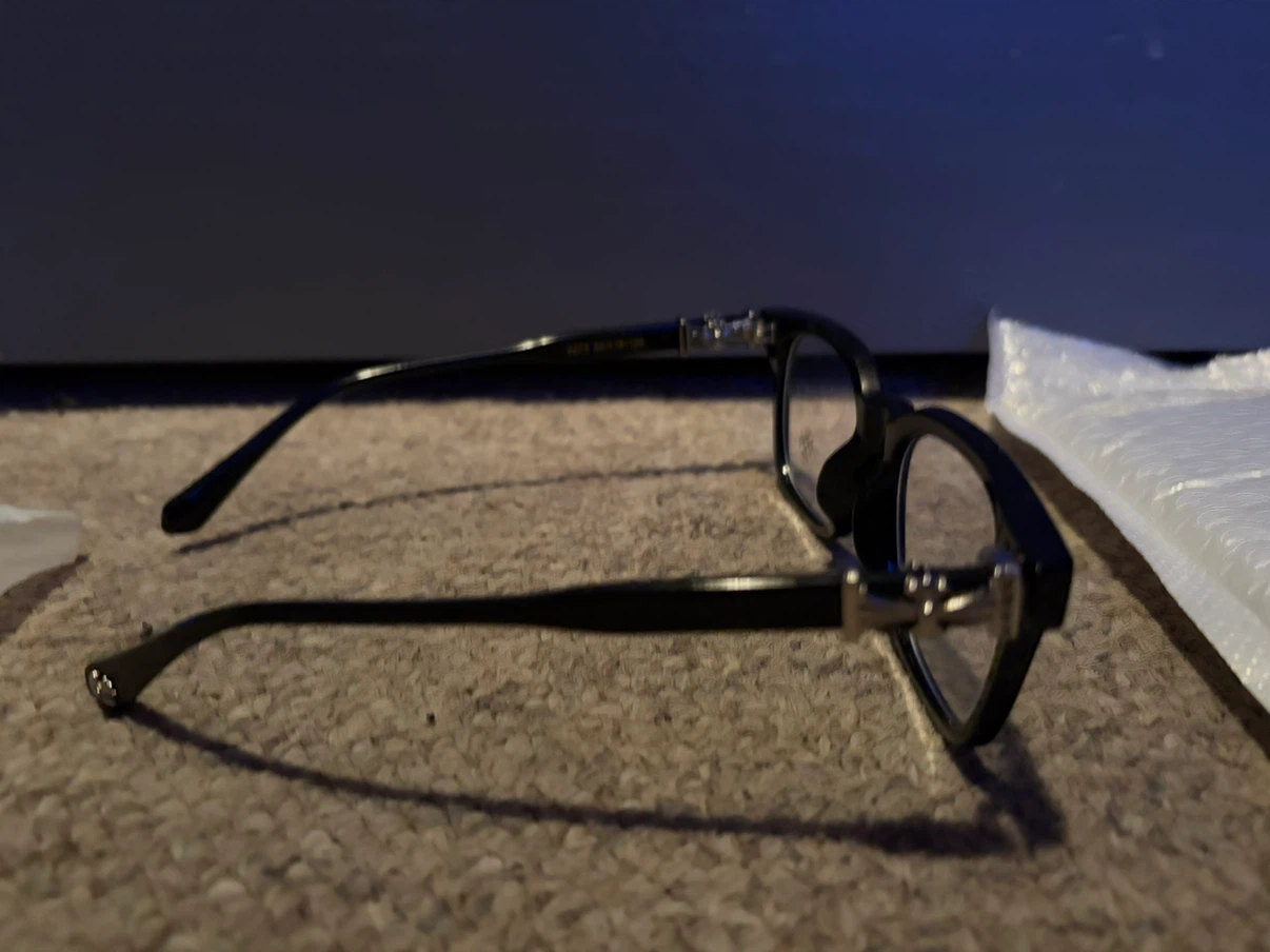 1:1 Chrome hearts blue light glasses - photo 3