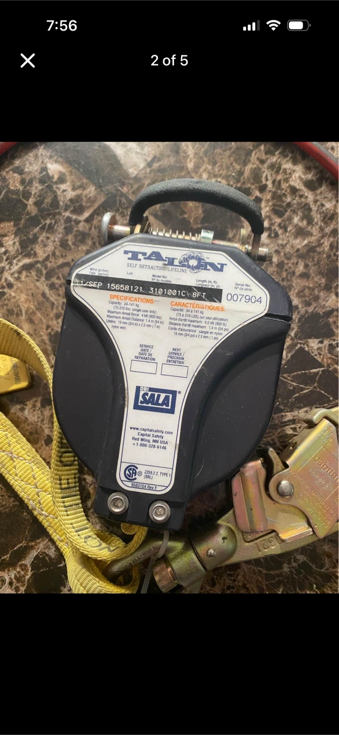 Talon self retracting lifeline - photo 2