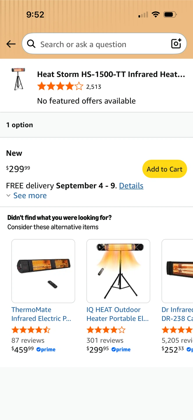 Heat Storm Infrared Heater & Tripod Combo TT - photo 4