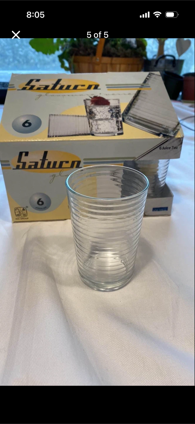 Saturn Glassware 6 Juice Piece Set - photo 5