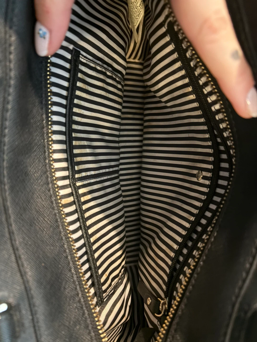 Kate Spade New York Black Leather Handbag
