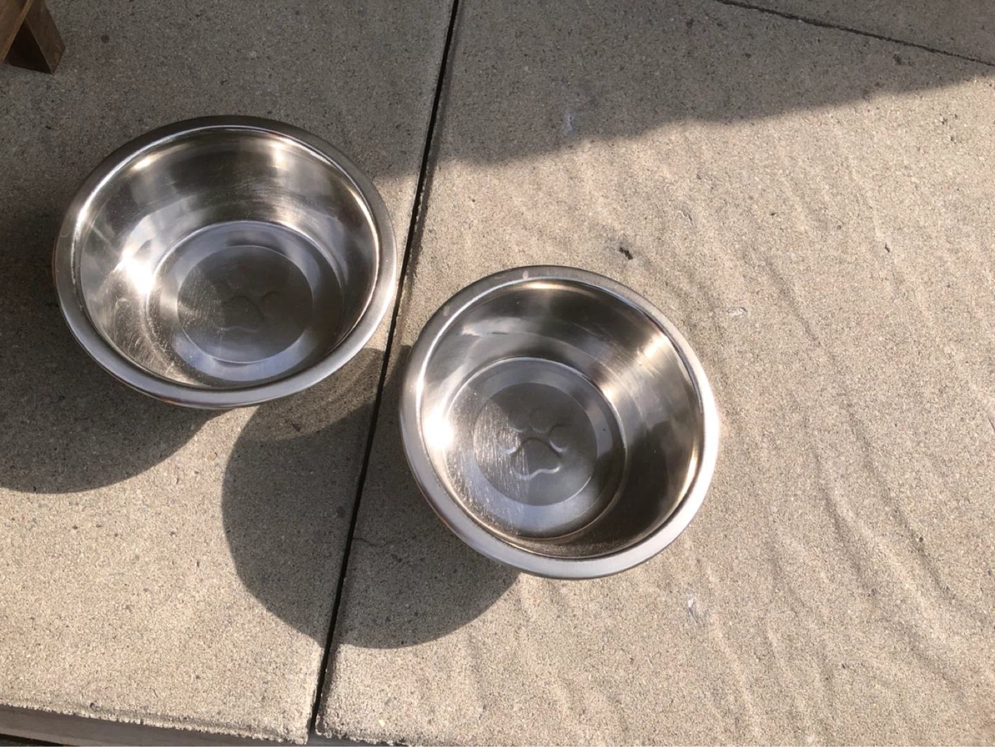Wooden Double Pet Bowl Stand with Stainless Steel Bowls - photo 2