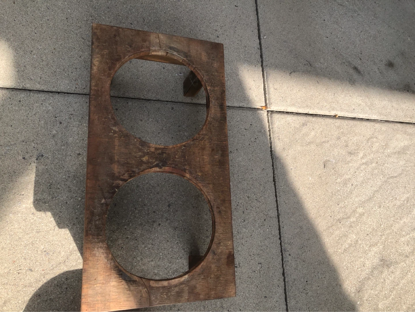 Wooden Double Pet Bowl Stand with Stainless Steel Bowls - photo 3