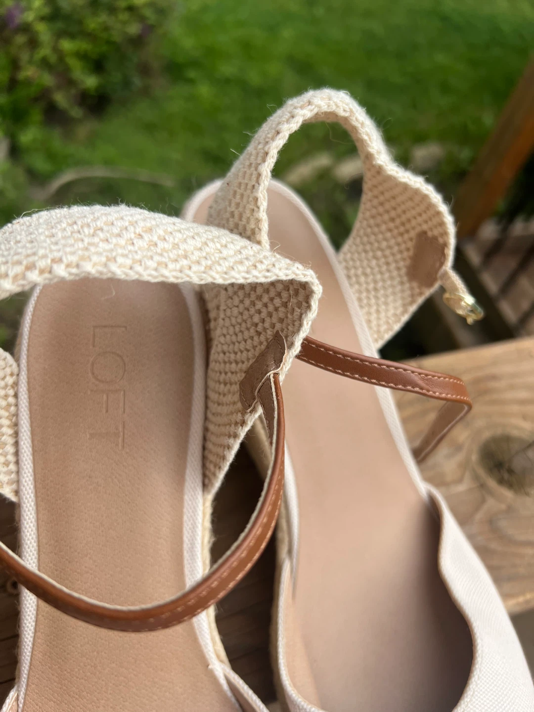 LOFT Espadrille Wedge Sandals size 10 - photo 2