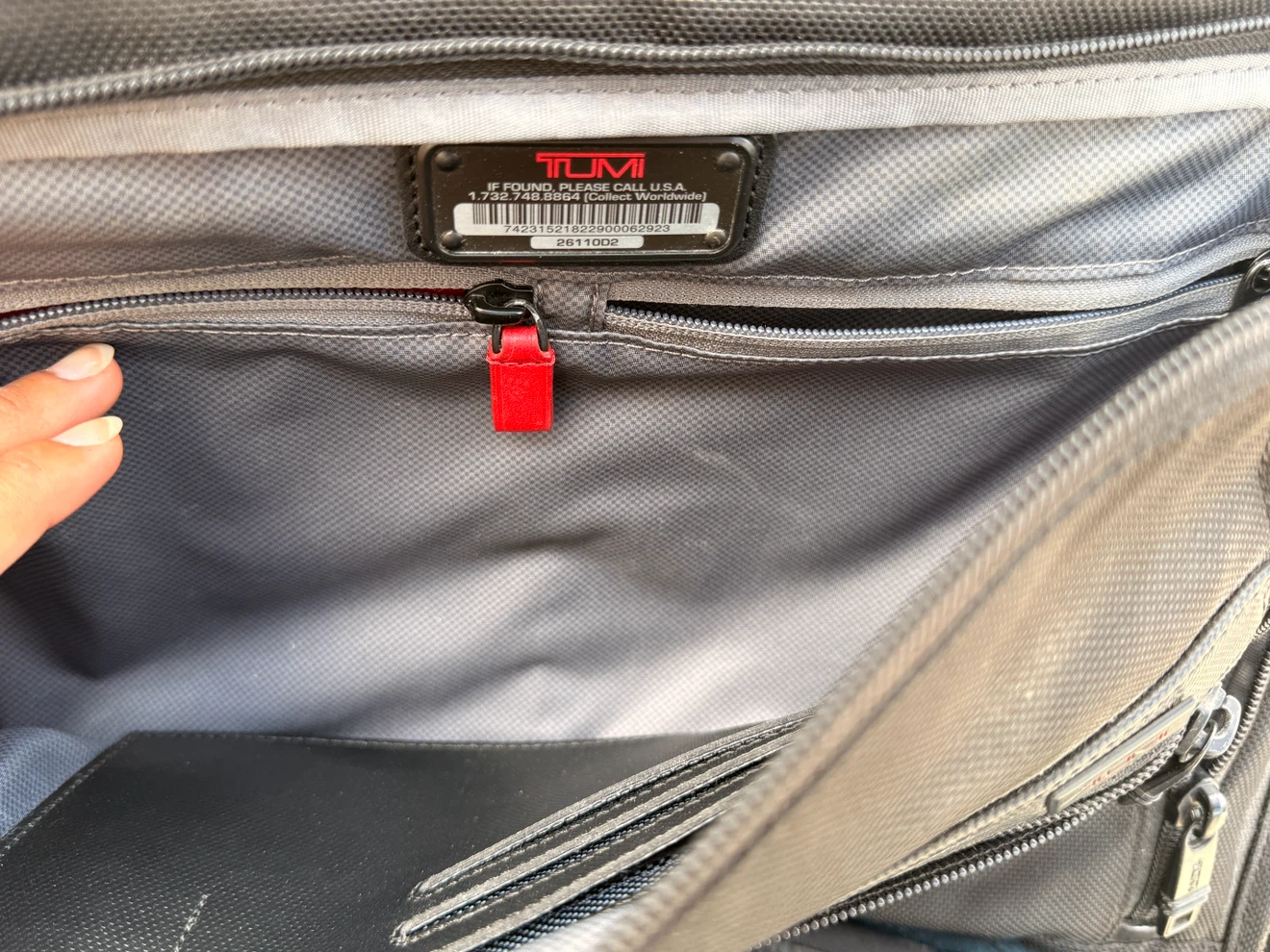 Tumi Black Briefcase Laptop Bag - photo 4