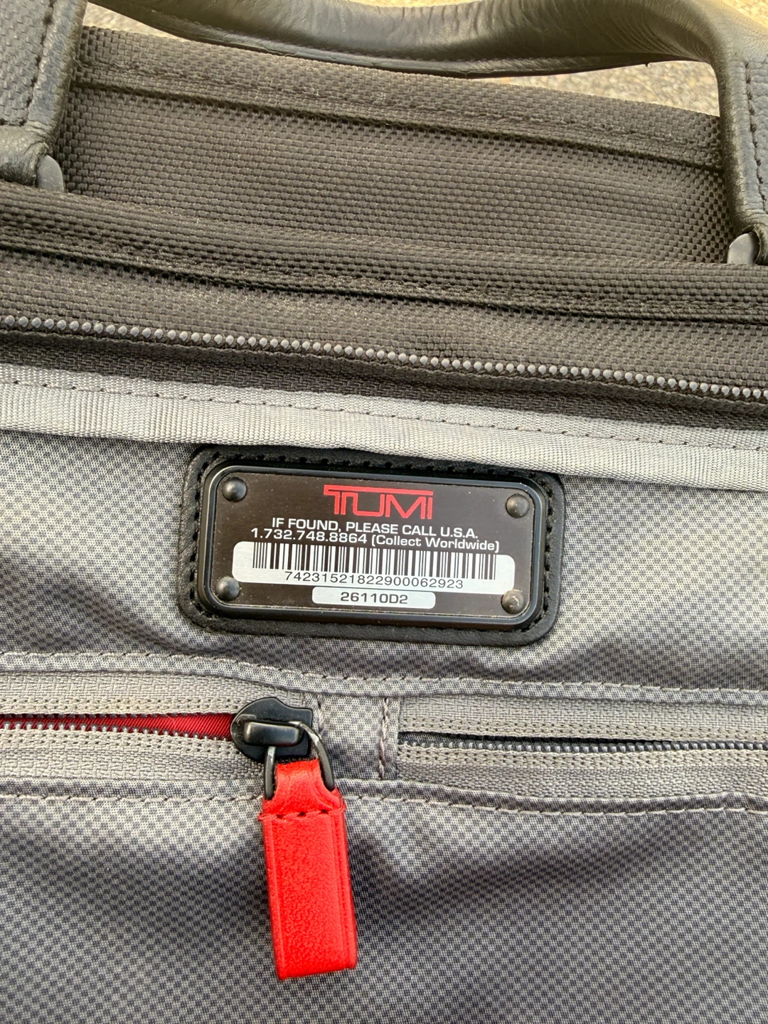 Tumi Black Briefcase Laptop Bag - photo 5