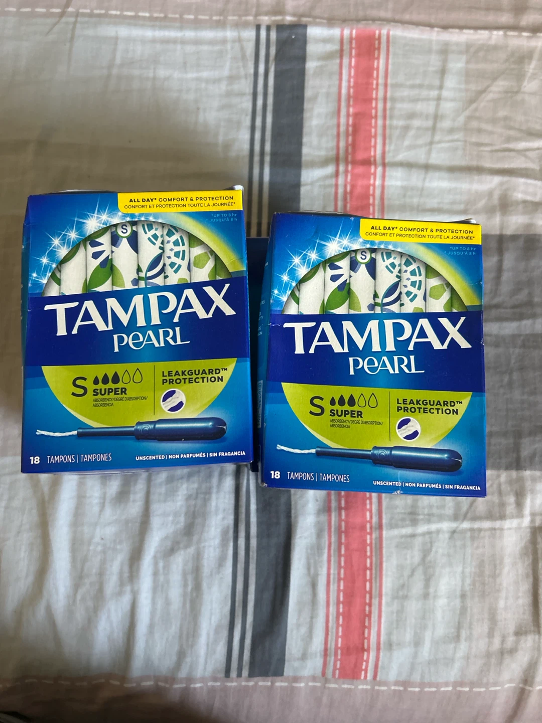 Tampax Pearl Super Absorbency Tampons (2 Boxes)
