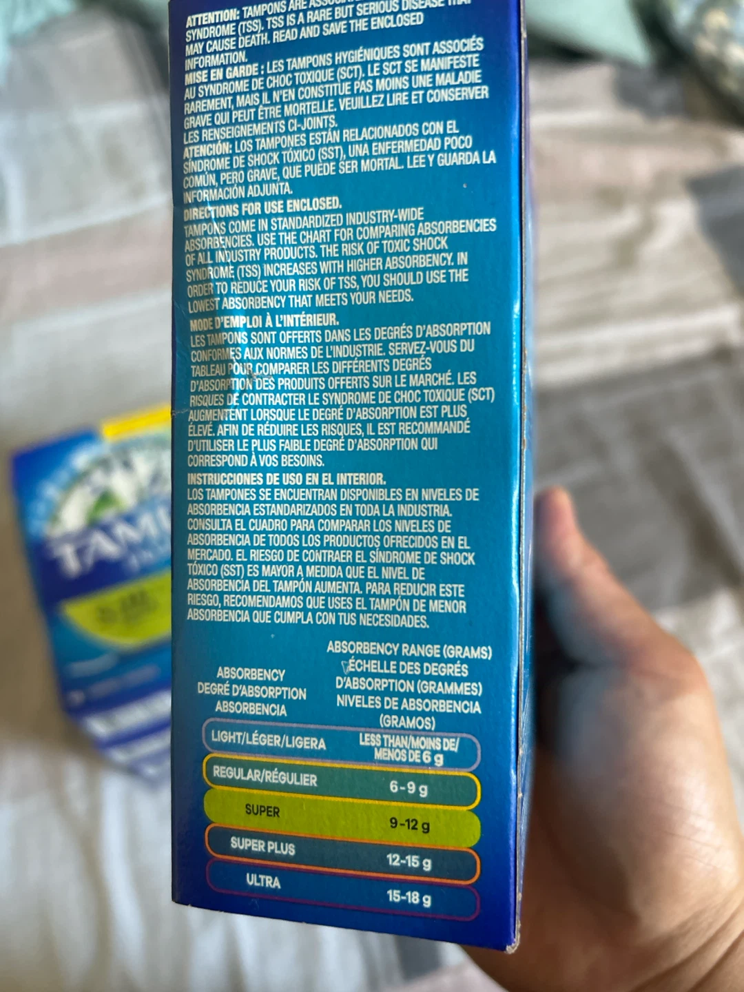 Tampax Pearl Super Absorbency Tampons (2 Boxes) - photo 4