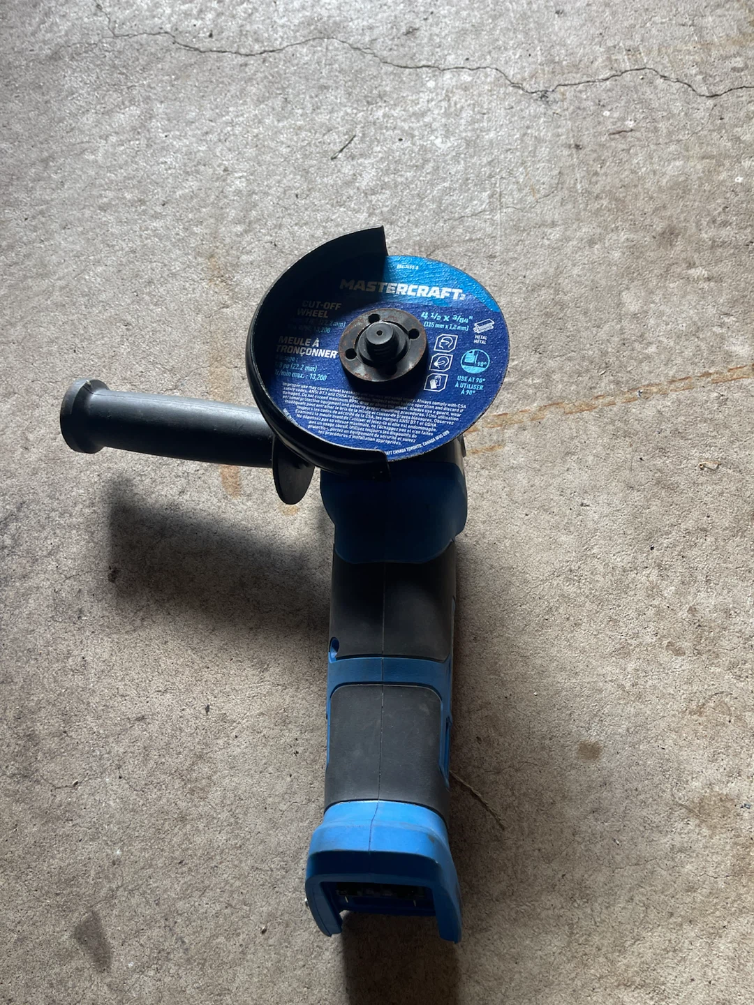 Mastercraft cordless grinder