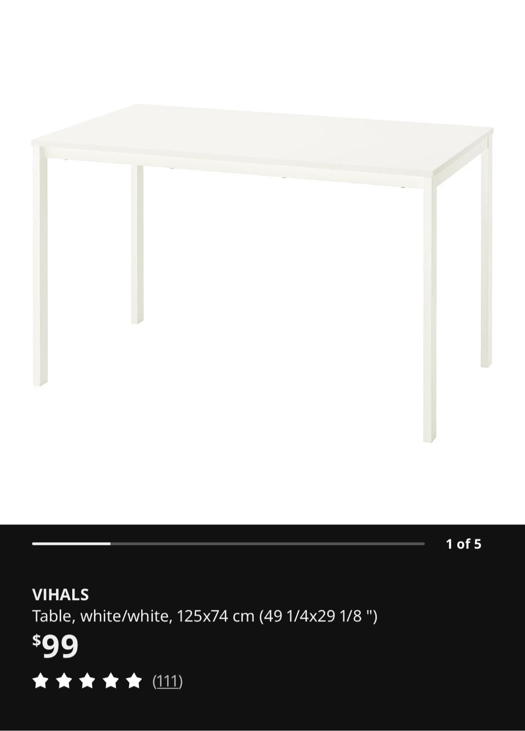 IKEA table & chairs - photo 2
