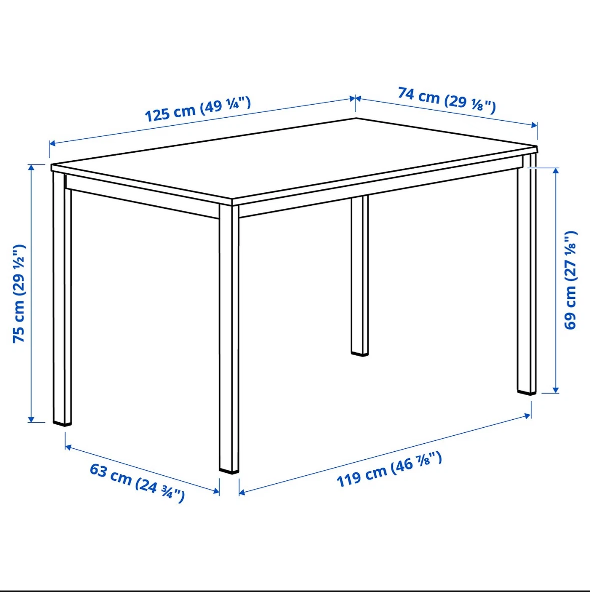 IKEA table & chairs - photo 5