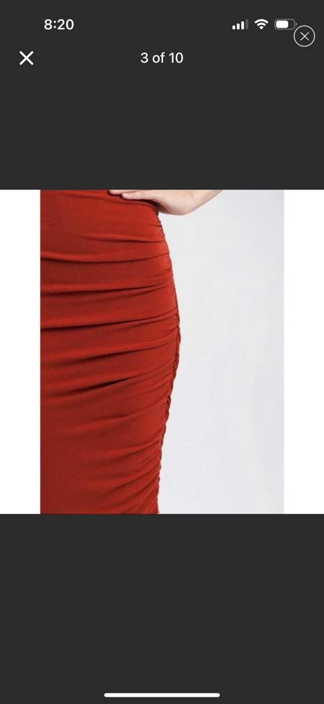 Alice + Olivia Mindie Ruched Jersey Midi Skirt - photo 3