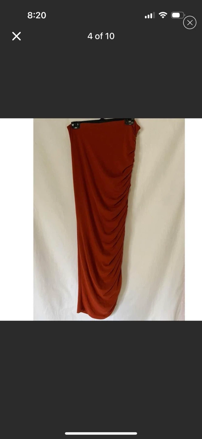 Alice + Olivia Mindie Ruched Jersey Midi Skirt - photo 4