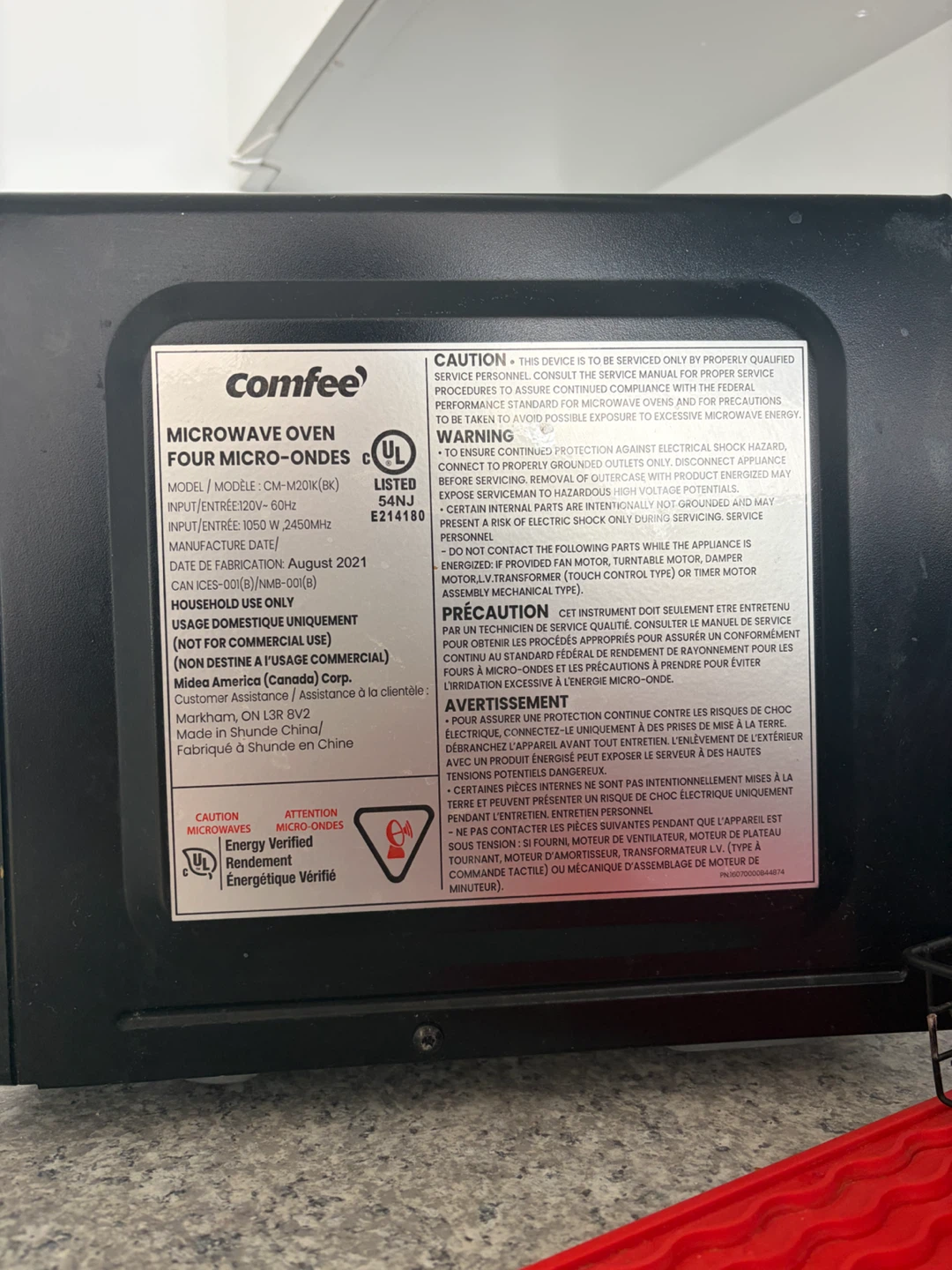 Comfee Microwave - 700W - photo 4