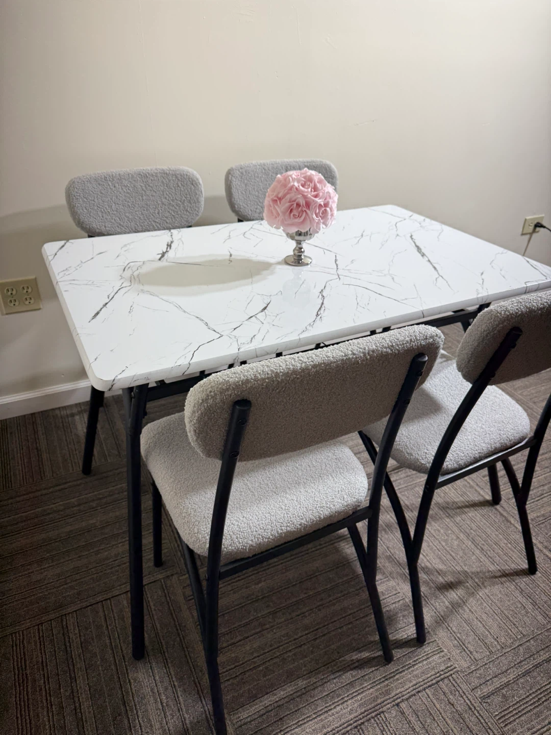 Red Barrel Studio Rectangular Dining Table Set with 4 Chairs - photo 4
