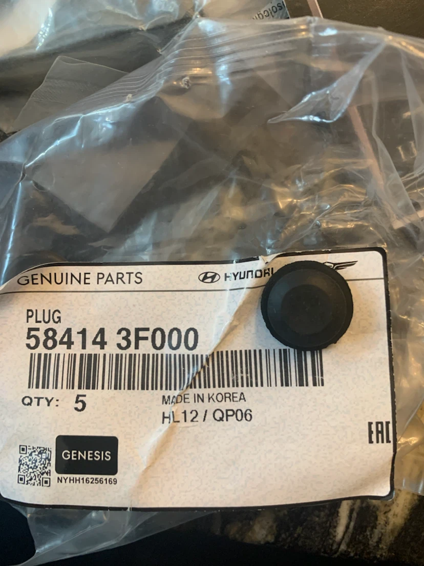 Hyundai Genuine Parts Plug 58414 3F000