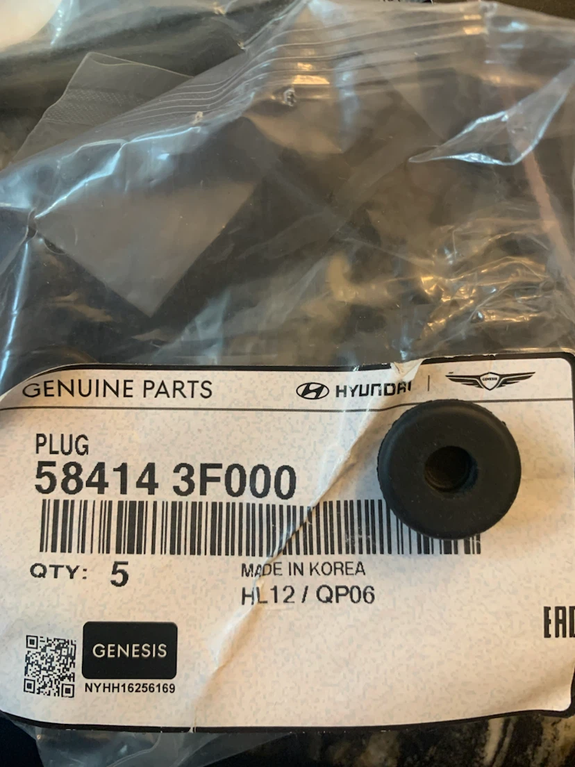 Hyundai Genuine Parts Plug 58414 3F000 - photo 3