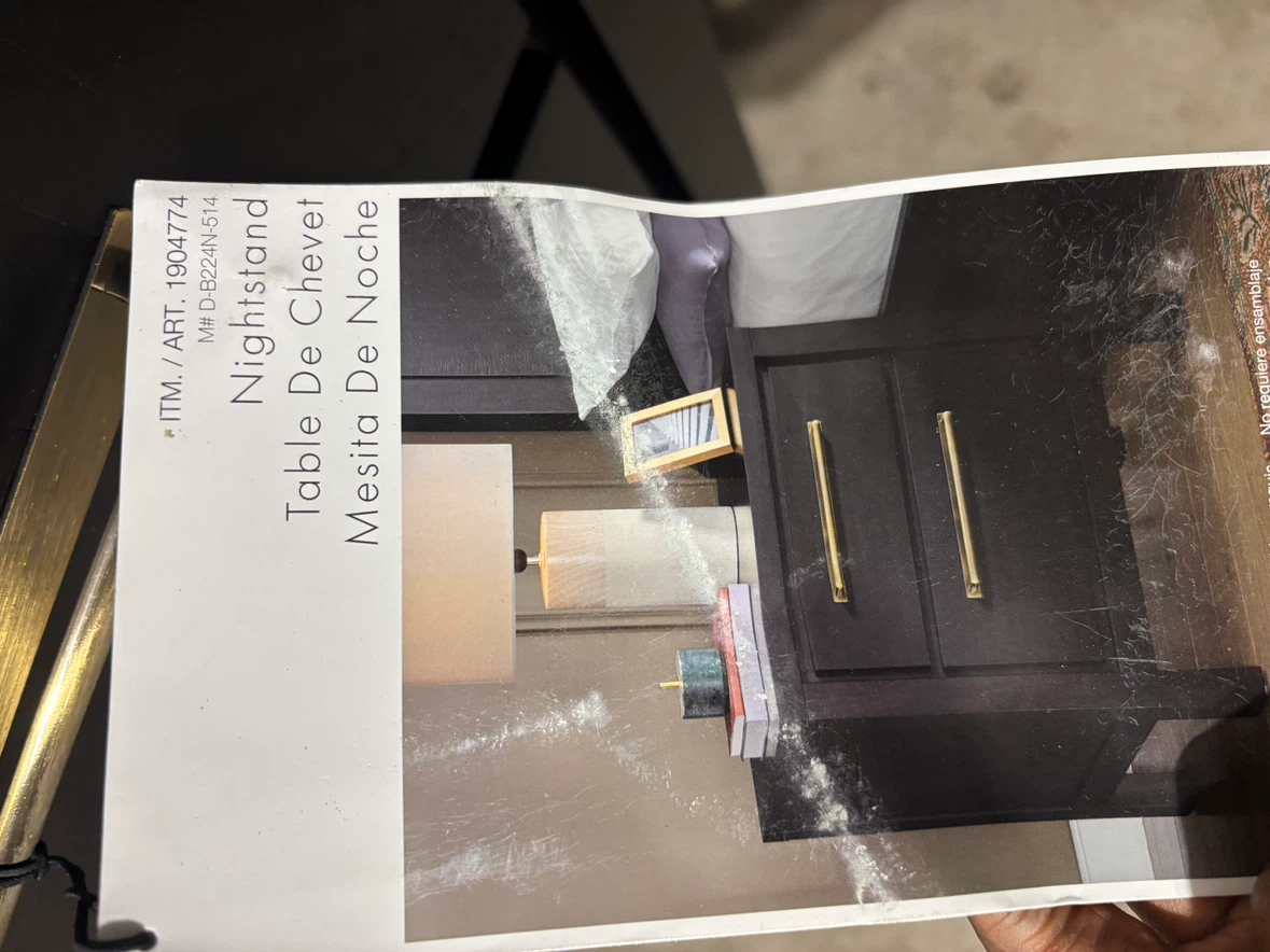 Black Nightstand - photo 2