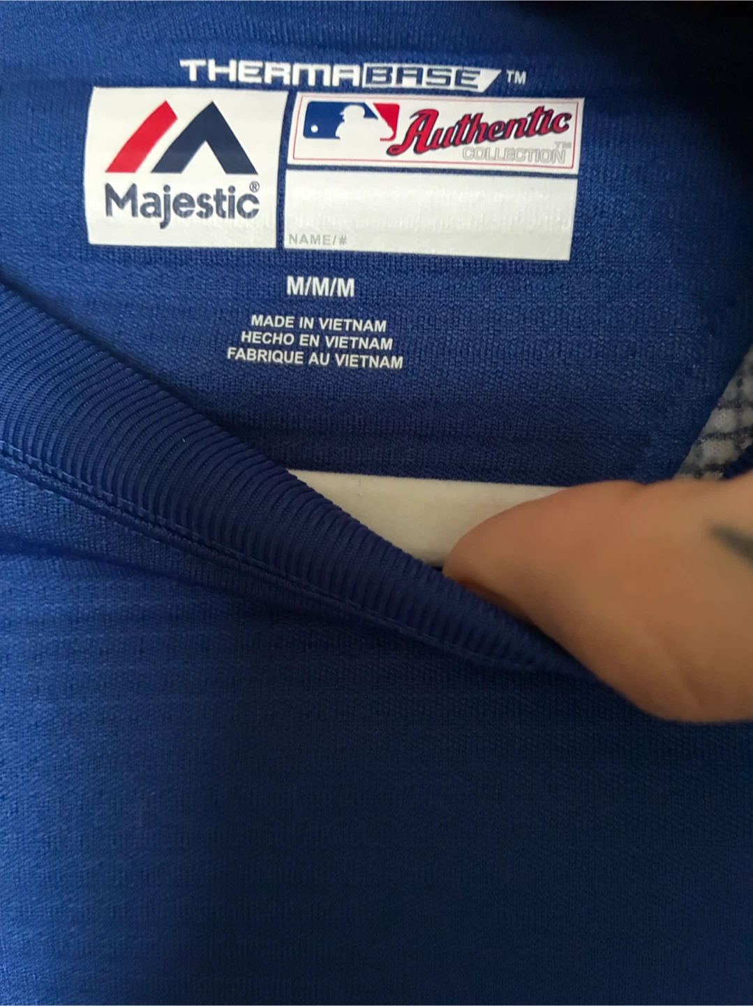 Majestic Toronto Blue Jays ThermaBase Long Sleeve Shirt M - photo 3