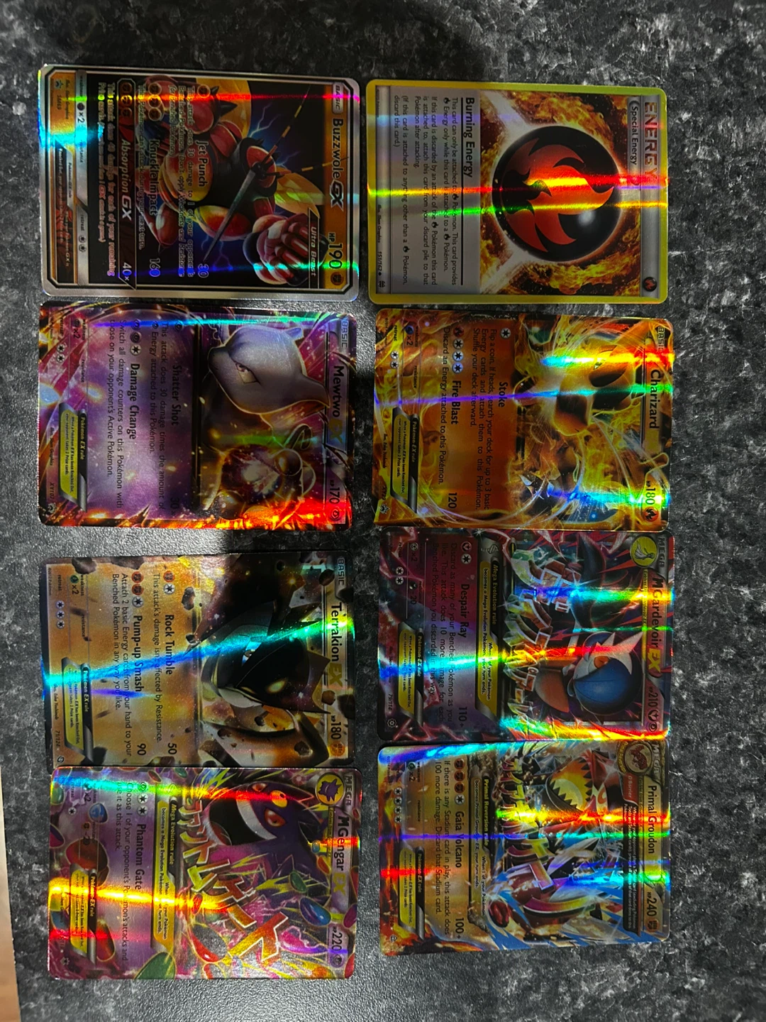 Assorted Pokemon Trading Cards - Holo & EX Rare