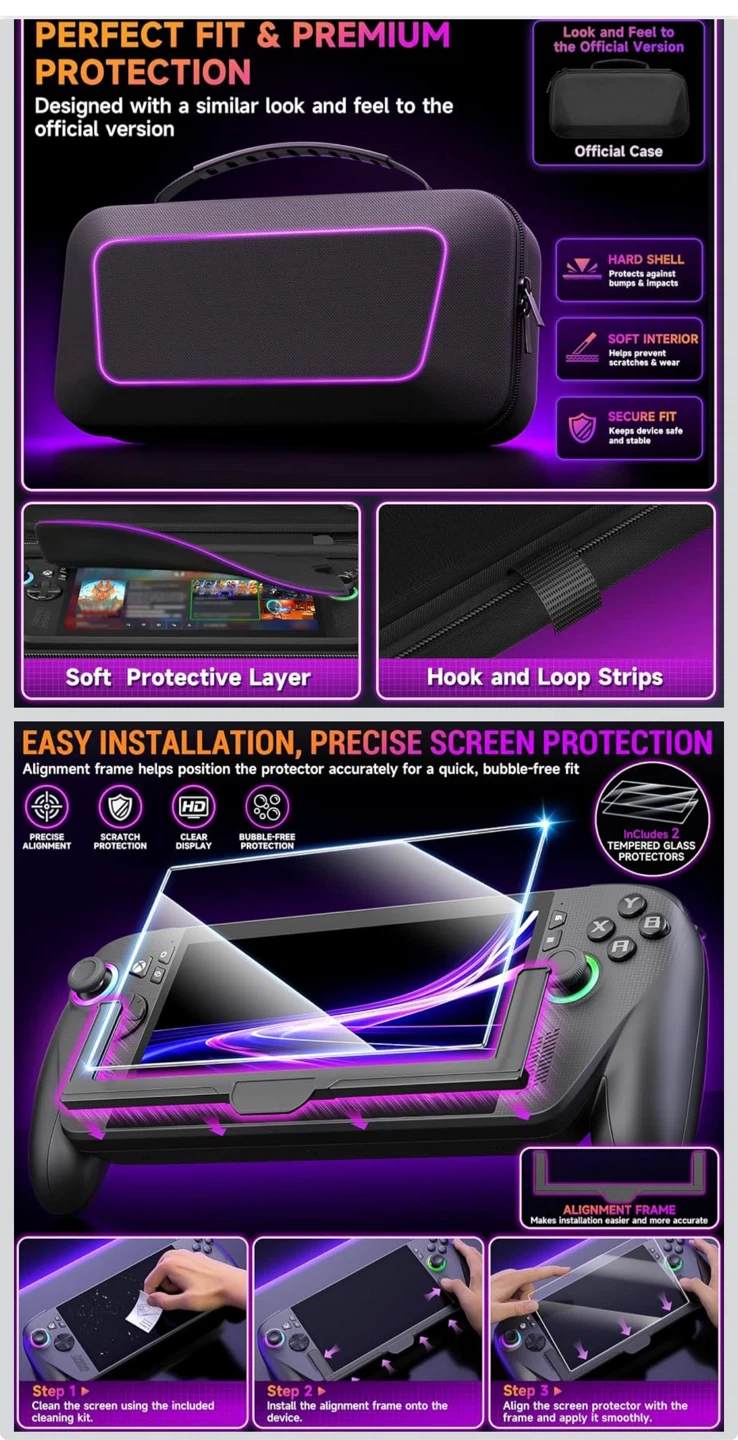 Protective Carrying Case for ROG Xbox Ally - photo 3