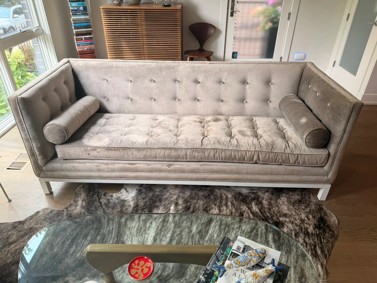 Tufted Velvet Sofa