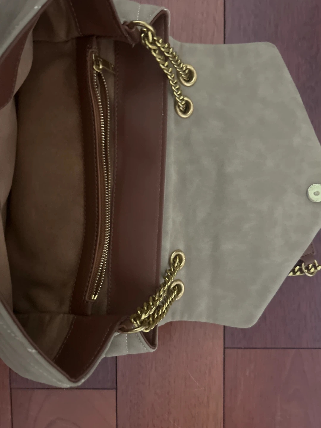 Saint Laurent Paris Suede Shoulder Bag - photo 3