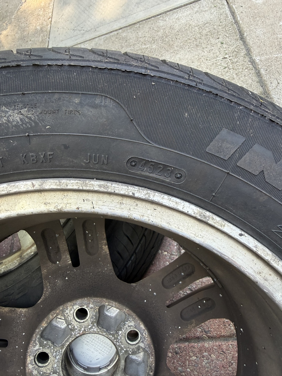 Goodyear Tires 205/60R16 92H and Honda civic alloy rim