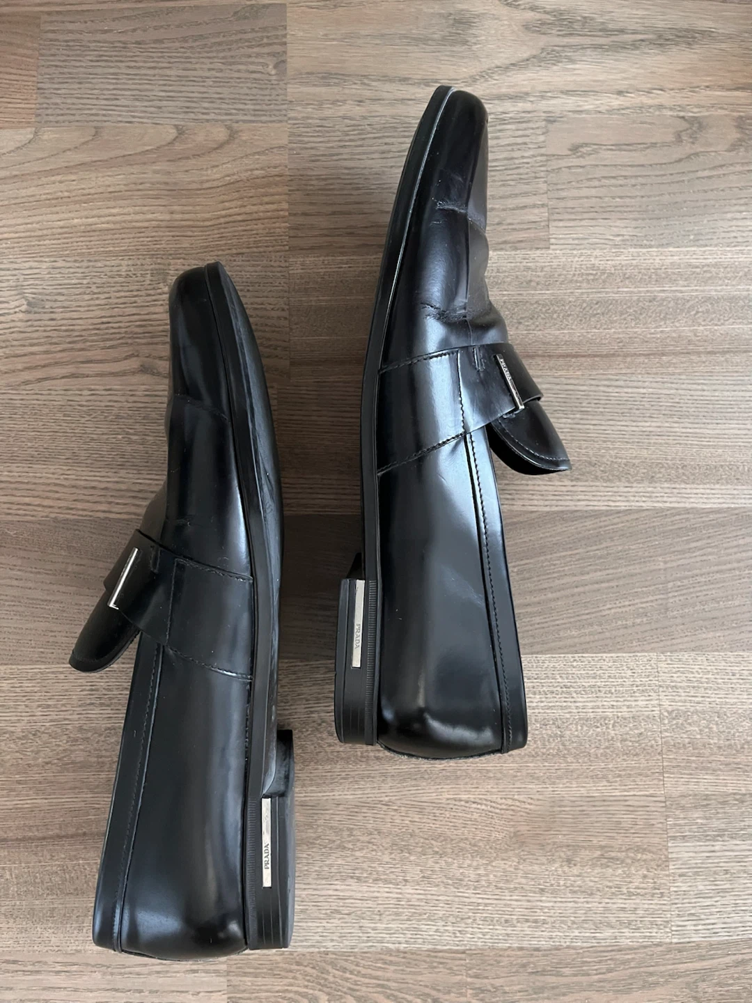 Prada Black Leather Loafers - photo 2
