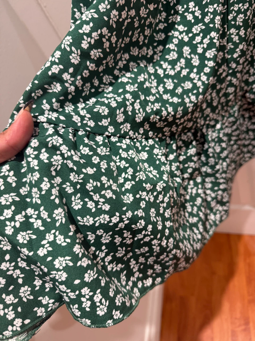 Green Floral Dress - Size M - photo 4