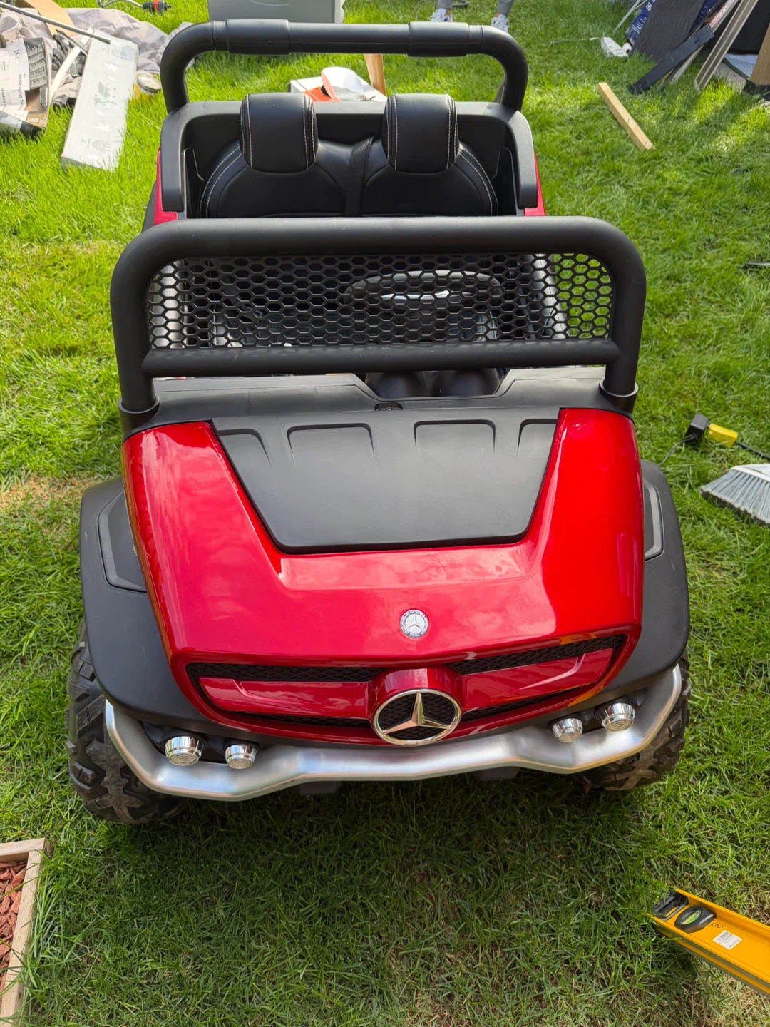 Large 24V Mercedes-Benz Unimog Two-Seater Ride-On
