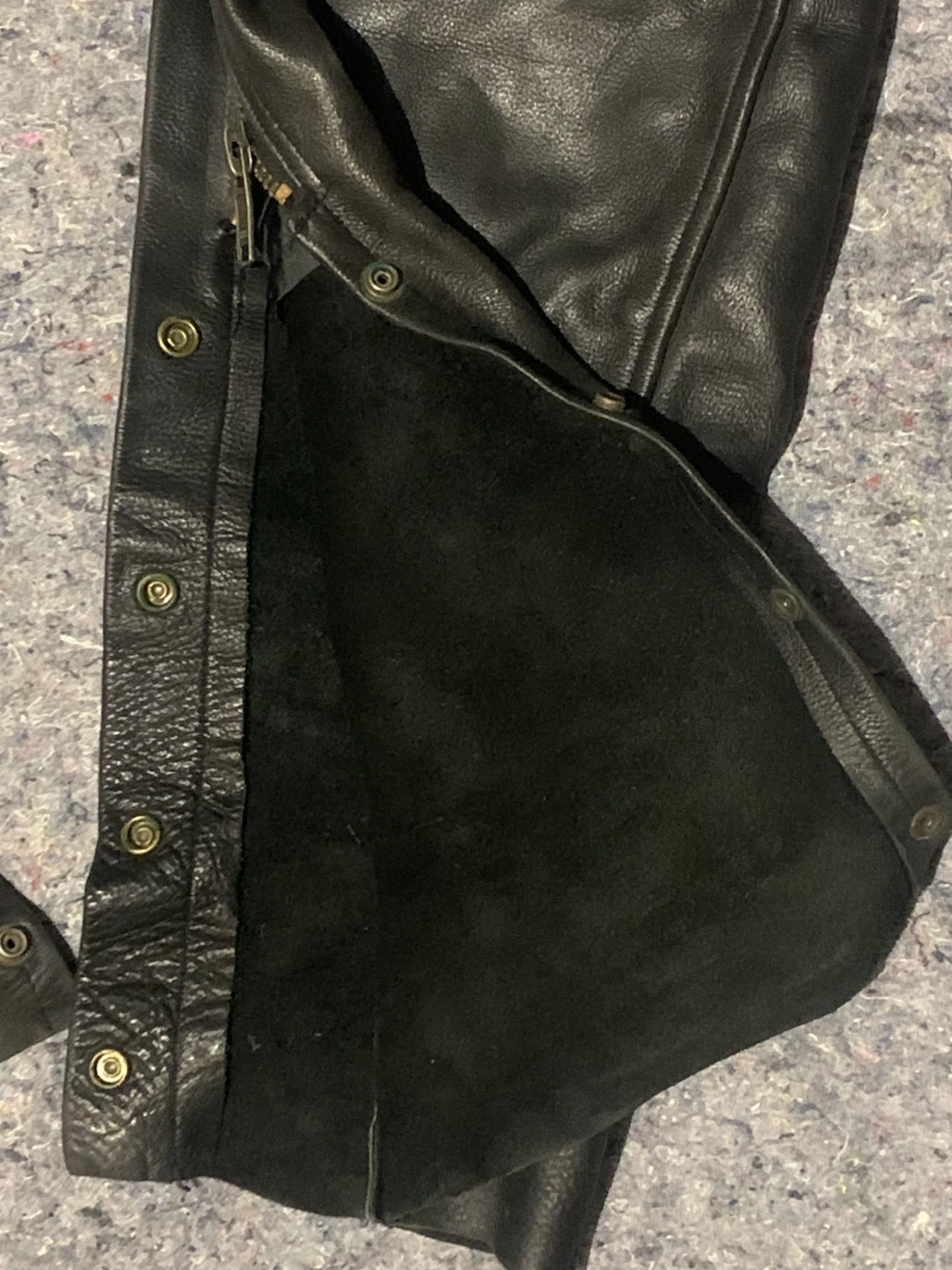 Genuine Leather Motorcycle Chaps - photo 3