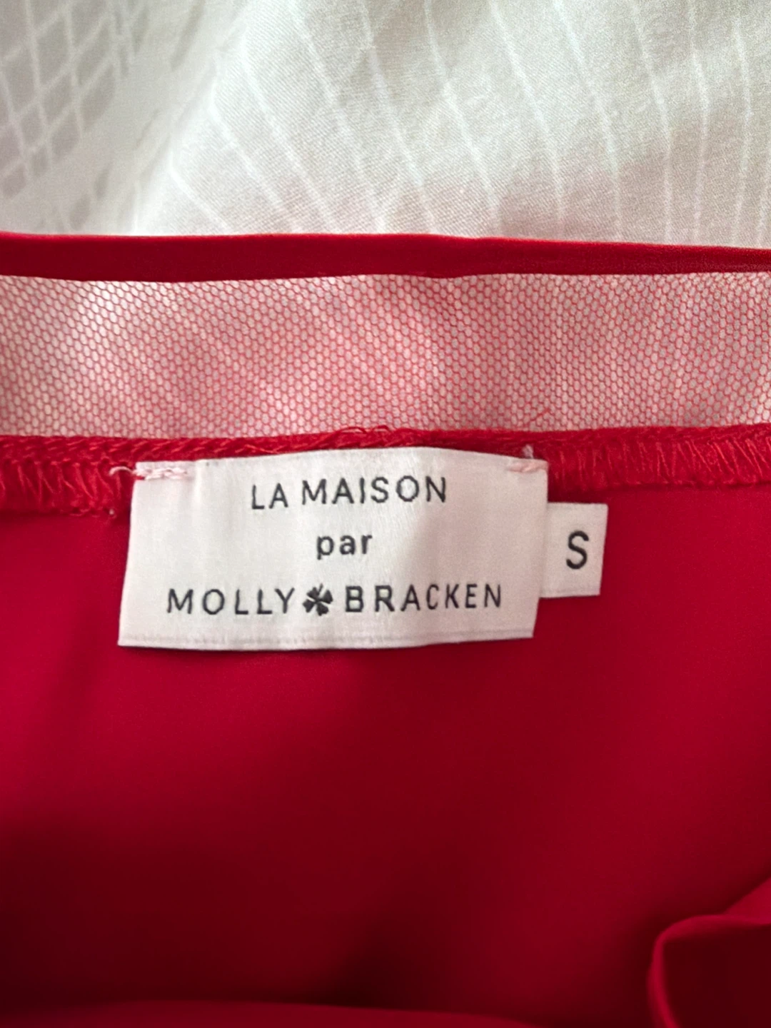 La Maison par Molly Bracken Red Slip Dress – Size S - photo 2