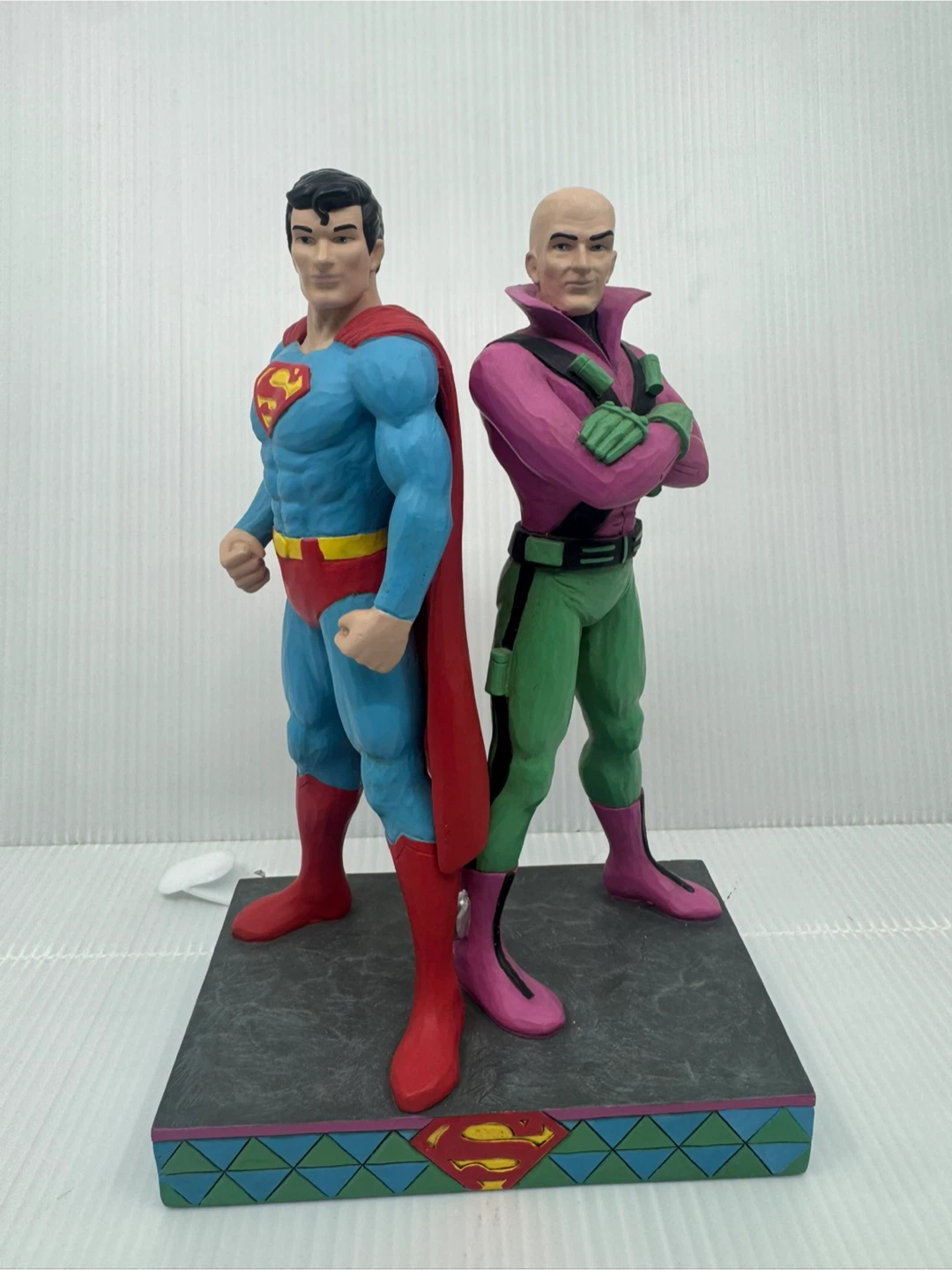 Jim Shore DC Comics Superman & Lex Luthor Figurine