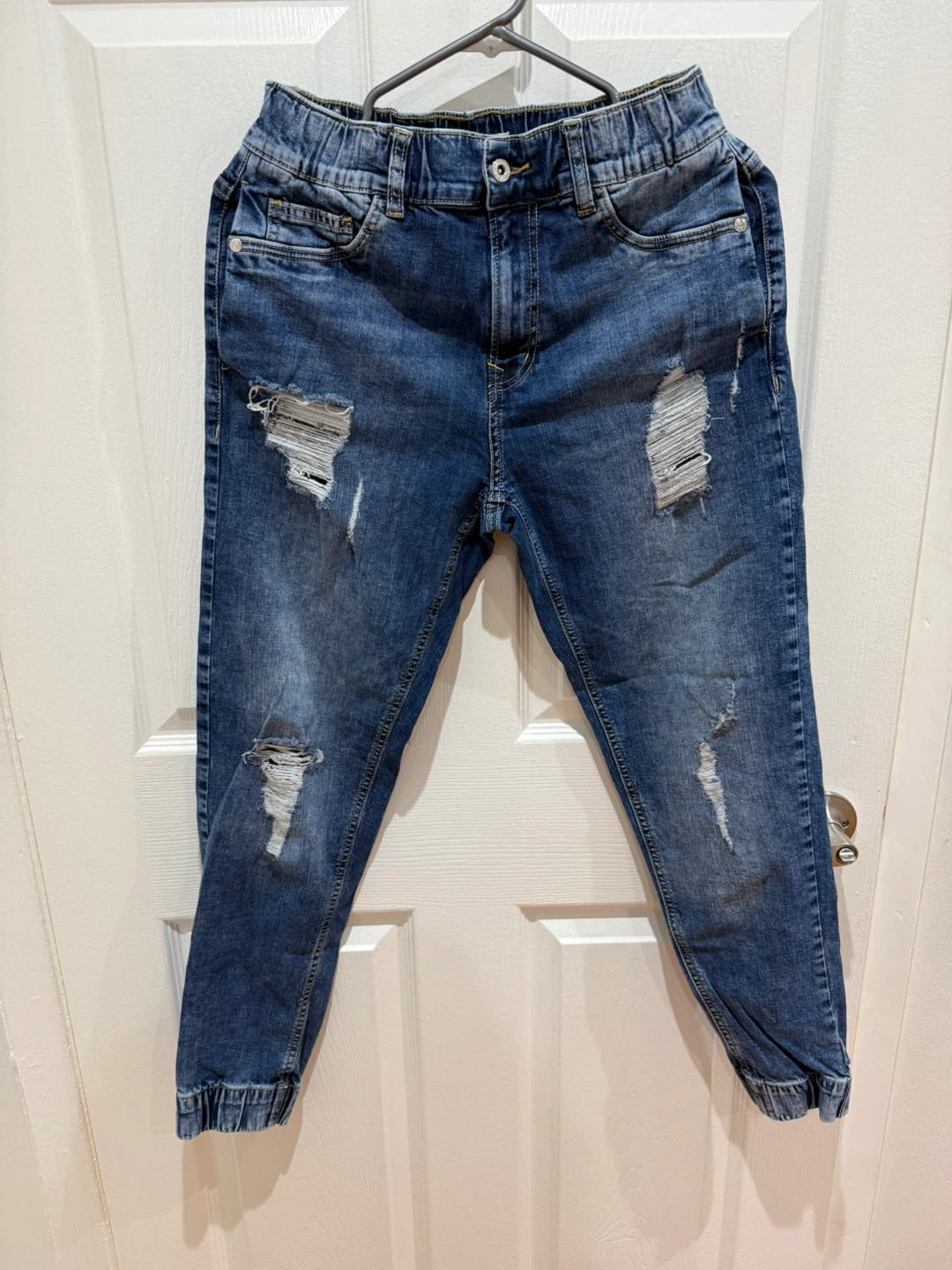 Women's Denim Joggers - Size S