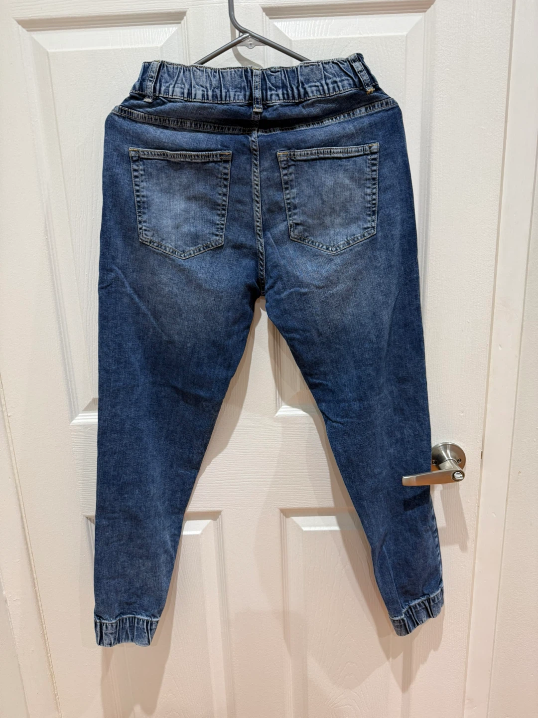 Women's Denim Joggers - Size S - photo 3