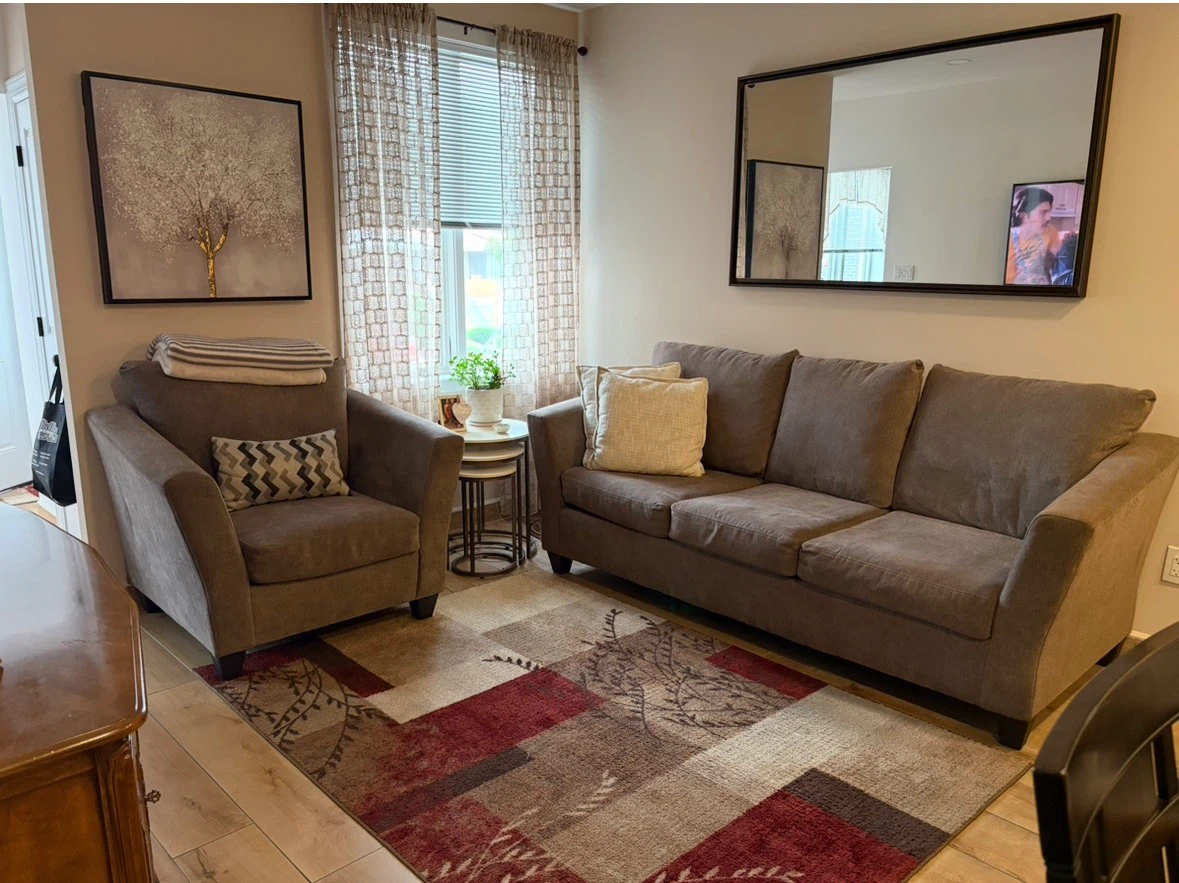 Sofa and Armchair Set