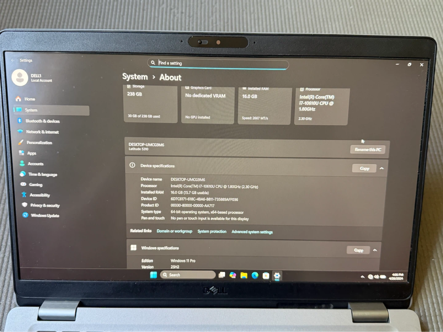 Dell Latitude 5310 Laptop - photo 2