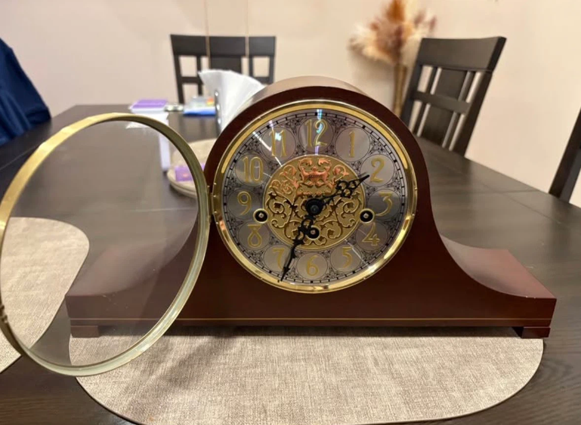 Hermel Wooden Mantel Clock - photo 5