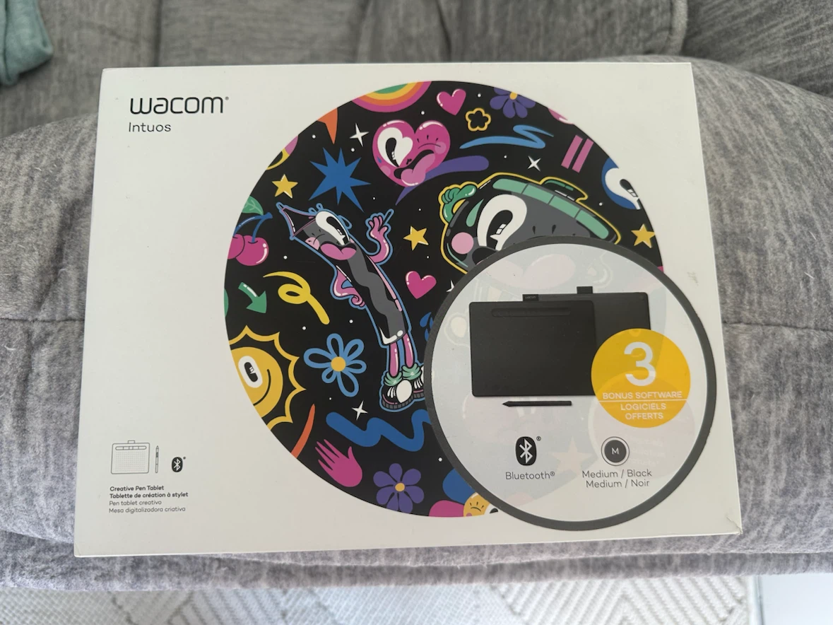 Wacom Intuos Pro Tablet with Stylus (CTL6100WLKO) - Black