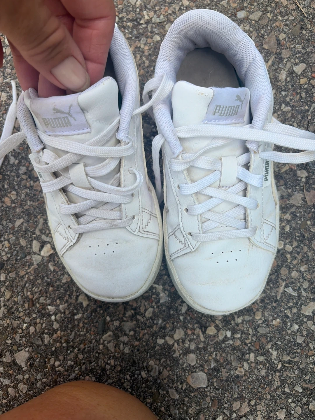 Puma White/Pink Sneakers
