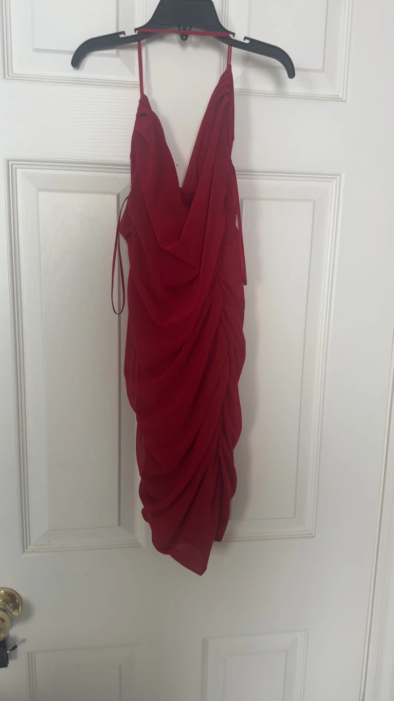 Garage Red Mini Dress